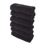 Alexis® Antimicrobial Honeycomb™ Hand Towel // Set of 6 (Almond)