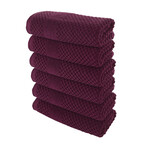 Alexis® Antimicrobial Honeycomb™ Hand Towel // Set of 6 (Almond)