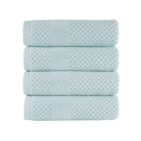 Alexis® Antimicrobial Honeycomb™ Hand Towel // Set of 4 (Almond)