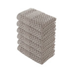 Alexis® Antimicrobial Honeycomb™ Washcloth // Set of 6 (Almond)