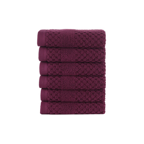 Alexis® Antimicrobial Honeycomb™ Washcloth // Set of 6 (Almond)