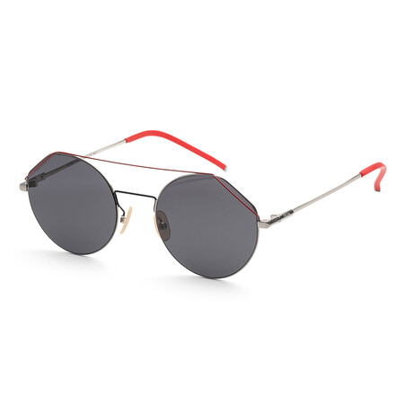 Men's FF-M0042S-0010-54 Sunglasses // Silver + Gray