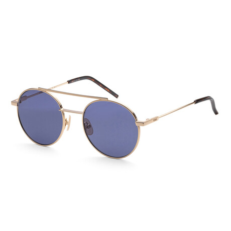 Men's FF-0221S-0000-52 Sunglasses // Rose Gold + Blue