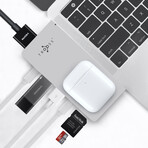 Trooss // USB-C Hub + Wireless Charger (Space Gray)