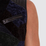 Kevin Leather Vest // Black (M)