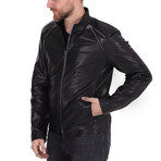 Julian Leather Jacket // Black (L)