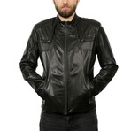 Robin Leather Jacket // Black (XL)
