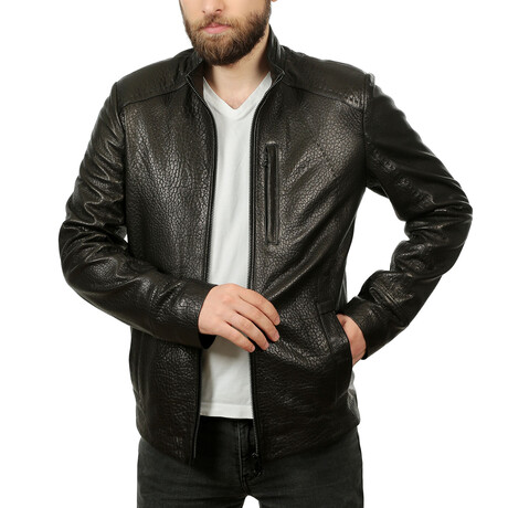 Ken Leather Jacket // Black (XS)