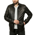 Ken Leather Jacket // Black (L)