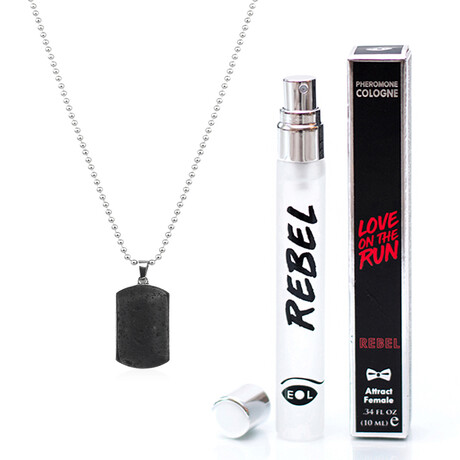 Pheromone Necklace + Cologne // Rebel // Male Attract Female