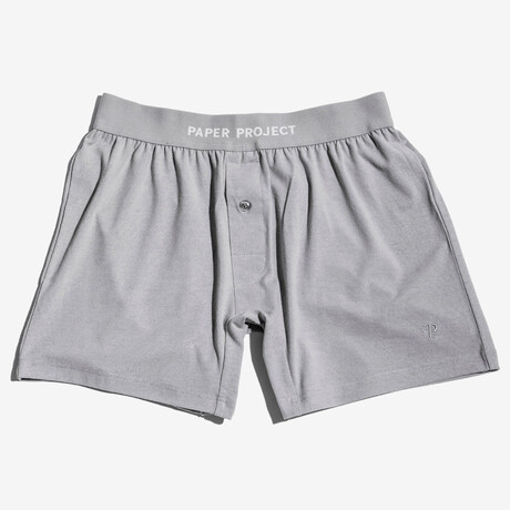 Mint Tech Boxer Shorts // Gray (Small)