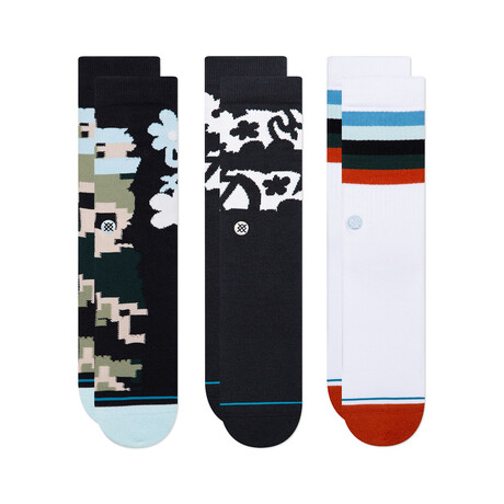 Futurist Socks // Multicolor // Pack of 3 (M)