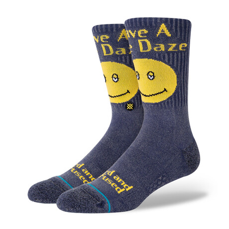 Have a Nice Daze Socks // Blue (M)