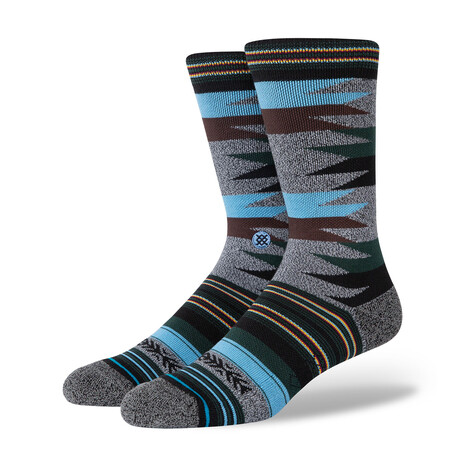 Wollaston Socks // Gray + Blue (M)