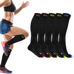 Recovery and Performance Compression Socks // 6-Pairs (Small / Medium)
