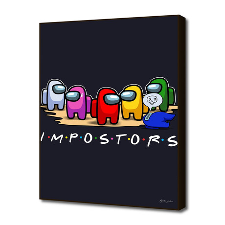 Impostors (16"W x 20"H x 2"D)