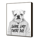 Same Shit... (16"W x 20"H x 2"D)