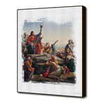 Jesus Rocks (16"W x 20"H x 2"D)