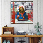 This Means My Body and This Means My Blood (16"W x 16"H x 2"D)