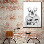 Same Shit... (16"W x 20"H x 2"D)