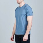 Burnout Shirt // Light Blue (2XL)