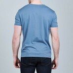 Burnout Shirt // Light Blue (S)