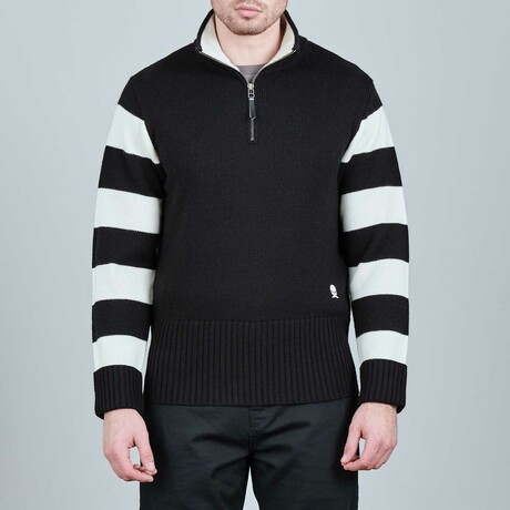 Stripe Hill Climber Sweater // Black (S)