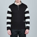 Stripe Hill Climber Sweater // Black (XL)