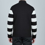 Stripe Hill Climber Sweater // Black (M)