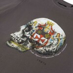 Rune Skull Shirt // Gray (L)