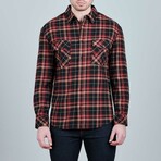 Flannel // Black + Red (XL)