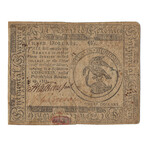 1775 Continental Currency $3 Banknote