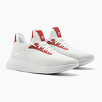 Duxs Runners // White + Red (US: 8)