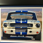 "Ford vs Ferrari" // Shelby's Ford Cobra Mustang Test Plate // Framed Collage