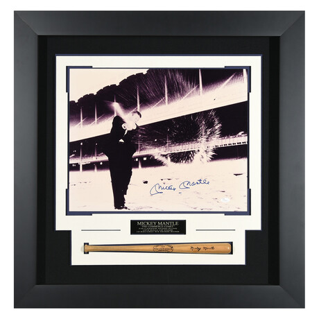 Mickey Mantle // Autographed Display