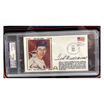 Ted Williams // Autographed Display // Williams + Ruth First Day Cover