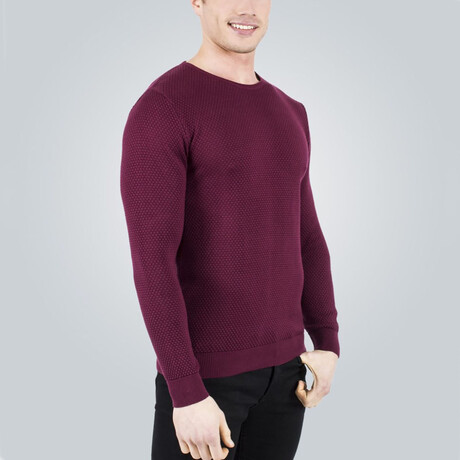 Honey Sweater // Claret Red (Small)