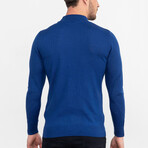 Calgary Turtleneck Sweater // Sax Blue (Small)