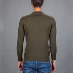 Calgary Turtleneck Sweater // Green (Small)