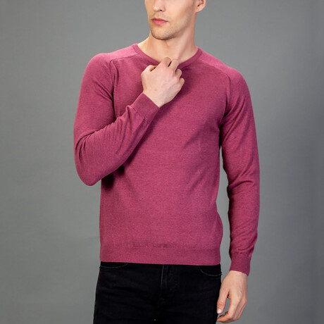 Crew Neck Sweater // Dusty Rose (X-Small)