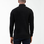 Raines Turtleneck Sweater // Black (Small)