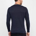Crew Neck Sweater // Navy Blue (X-Small)