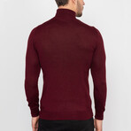 Renna Turtleneck Sweater // Claret Red (X-Small)