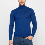 Renna Turtleneck Sweater // Sax Blue (X-Small)