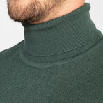 Terry Turtleneck Sweater // Green (X-Small)