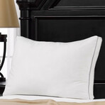 100% Cotton Mesh Gusseted Memory Fiber Pillow (Standard)