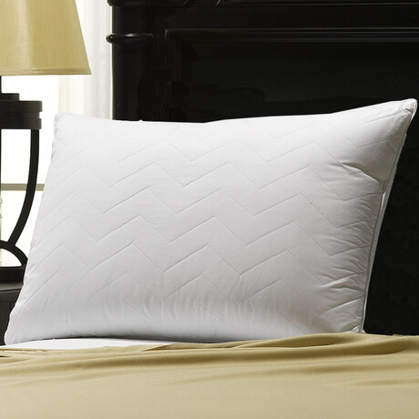 100% Cotton Quilted Gel Fiber SOFT Pillow (Standard)