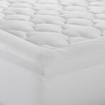 Fluffy Clouds 100% Cotton Plush Fiber Bed // 2" Loft (Twin)