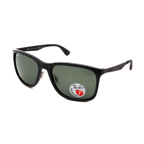 Unisex Square RB4313-601-9A Polarized Sunglasses // Black