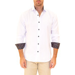 Julian Long Sleeve Button Up Shirt // White (S)